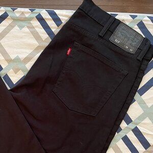 Levi’s 513 Slim Straight Black Jeans Men’s Classic Denim